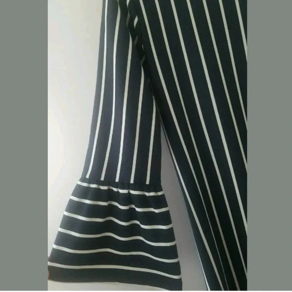 The Fix Drop Waist Dress Women's Size Small Stripe - Picture 3 of 4